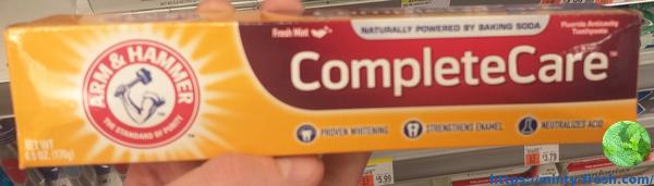 arm and hammer toothpaste complete care front