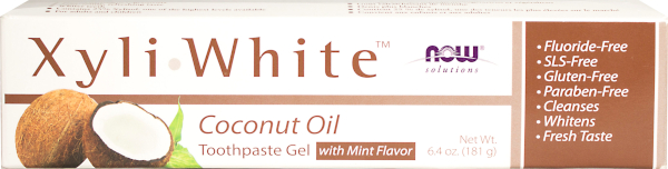 xyliwhite toothpaste coconut oil gel mint flavor